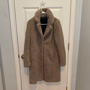 J. Crew Warm Beige Teddy Jacket